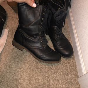 Black Rampage army boots